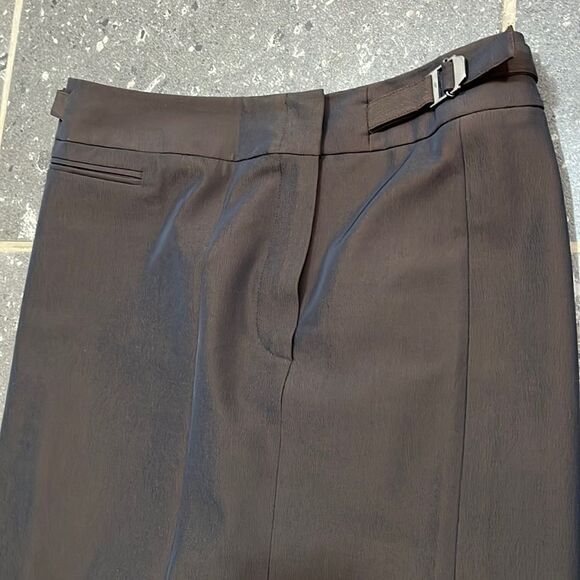 Marc Aurel brown front slit pencil skirt - Picture 4 of 9